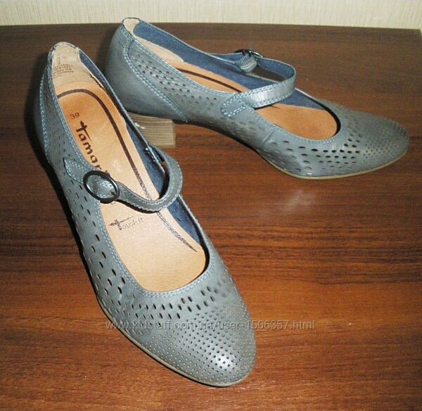 TAMARIS Туфли Натуральная кожа 39 25см