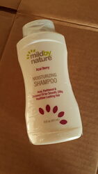 В наявності, mild by nature зволожувальний шампунь із ягодами асаї, 473мл 