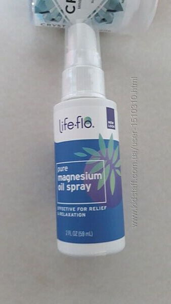 В наявності масло магнія спрей Life flo iHerb Айхерб 59мл
