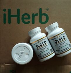 Акція, В наявності вітамін класу USP Gold C, California iHerb Айхерб