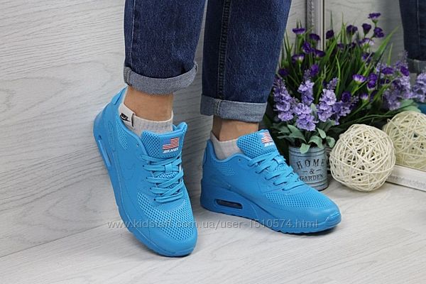р.36,37,38 Кроссовки Nike Air Max Hyperfuse голубые  KS 10241