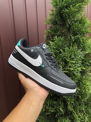р.36  Стильные кроссовки Nike Air Force бело/черно/мятные  KS 10648