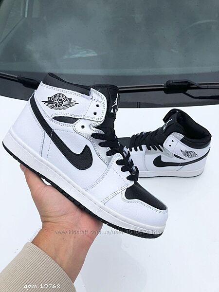 р.36-41 Кроссовки Nike Air Jordan бело/черные  
