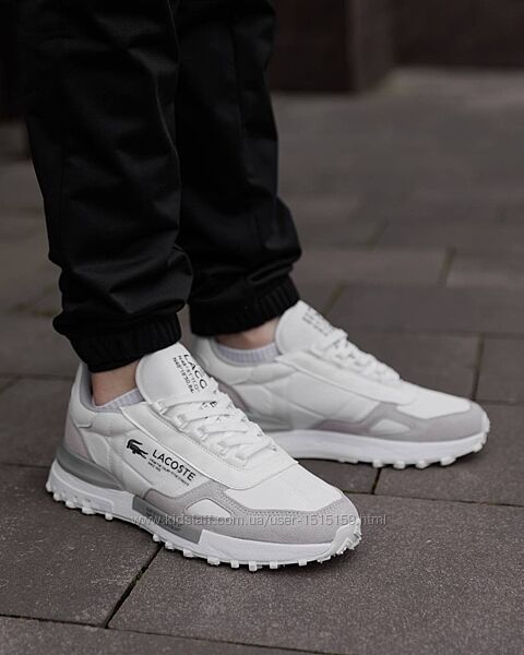 p.41, 44, 45   Lacoste Elite Active White Grey  LC030