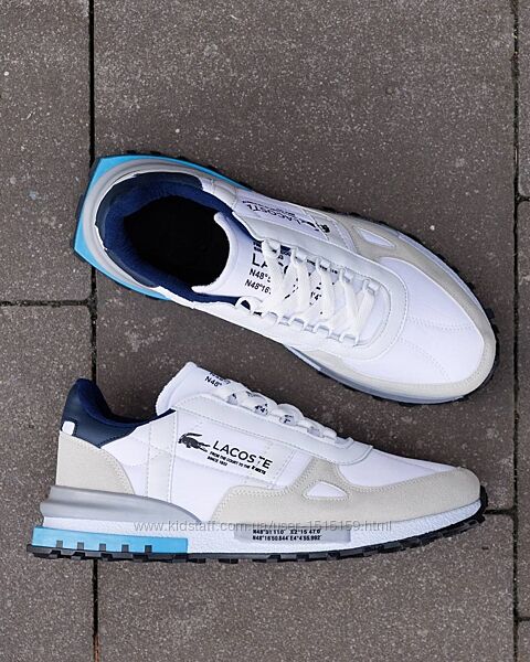 p.40-44  Lacoste Elite Active White Beige Blue  LC038
