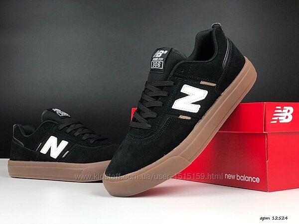 p.41-45 New Balance Numeric Jamie Foy 306 чорно/коричневі KS 12524