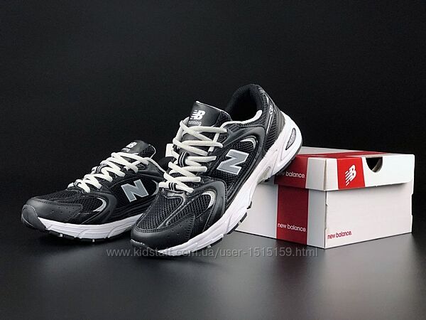 p.41-44  New Balance 530 чорно/білі  KS 11591