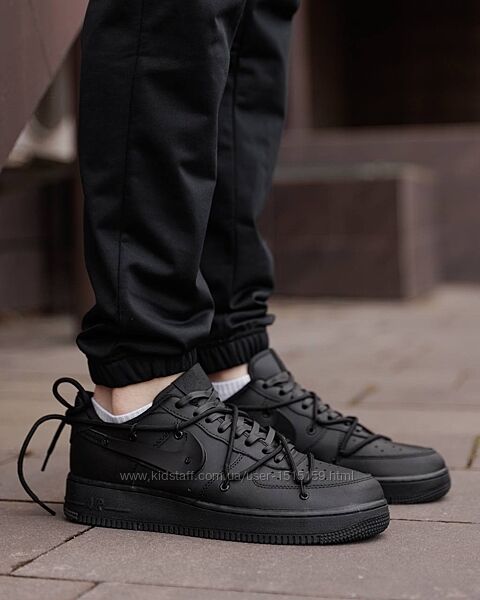 p.37, 42, 43  Nike Air Force 1 Low Black Off Custom  NK248