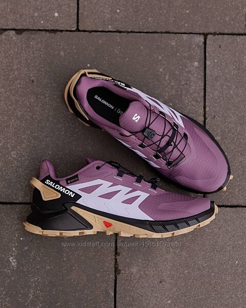 p.41-44  Salomon Supercross 4 Gore-Tex Purple Black  SL020