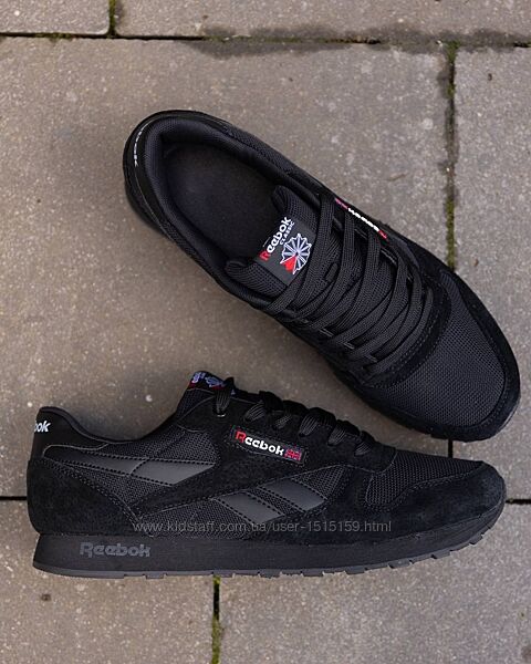 p.41-45   Reebok Classic Leather Triple Black   RB025