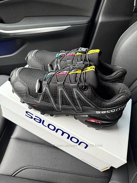 p.41-46  Salomon Speedcross 4 Black White  SL023