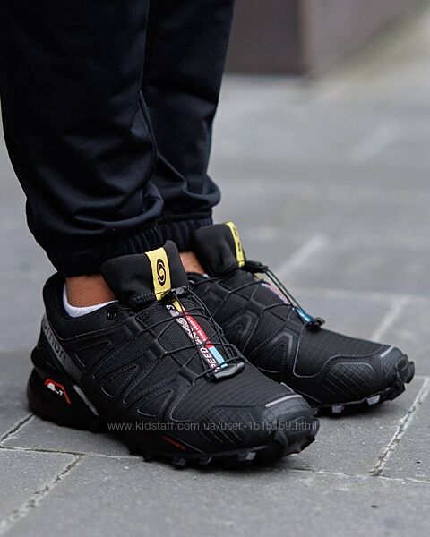 p.41-46  Salomon Speedcross 4 Black Silver  SL024