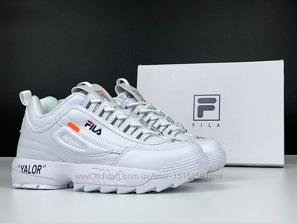 p.36-40  Fila Disruptor II Yalor білі  KS 12552