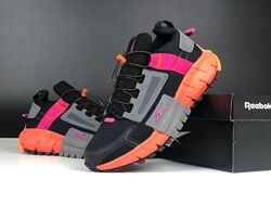 p.41-46  Reebok Zig Kinetica Edge чорно/поморанчеві термо   KS 12559