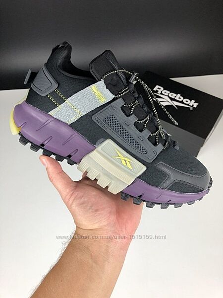 p.36-39  Reebok Zig Kinetica Edge чорно/фіолетові термо  KS 12563