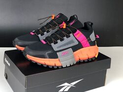 p.36-39  Reebok Zig Kinetica Edge чорно/поморанчеві термо  KS 12567