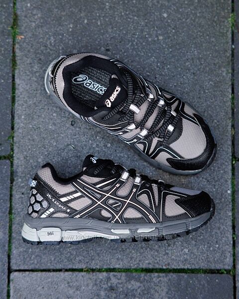 p.37-41  Asics Gel Kahana 8 Black Silver  AS038