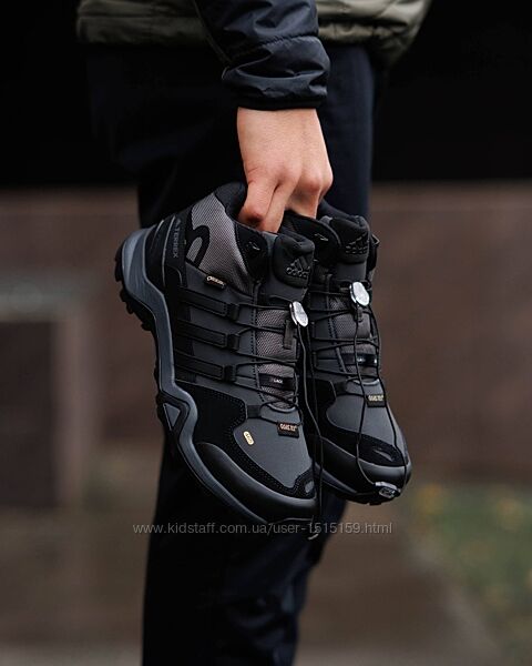 p.41-46 Adidas Terrex Fast R Mid Gore-Tex Black Dark Grey AD117