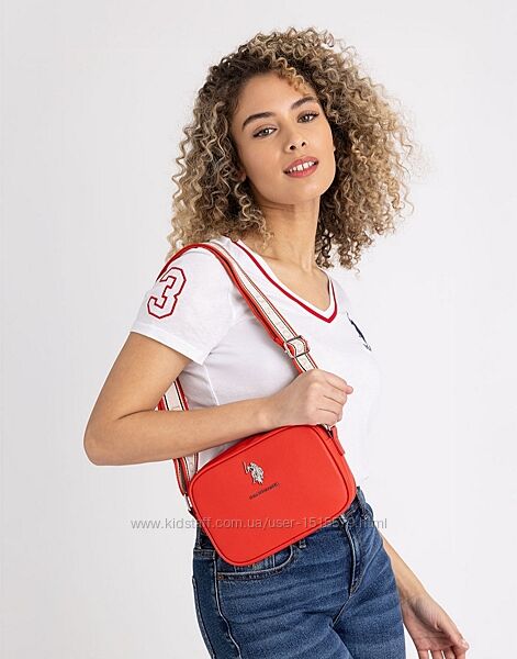 Нові сумки кросбоді US POLO ASSN Оригінал з США, в наявності червона
