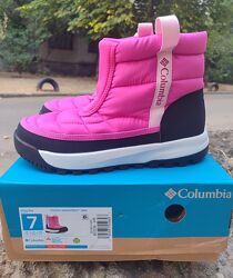 Нові підліткові сапоги снігоходи Columbia Youth Snowtrot Mid Оригінал 39р