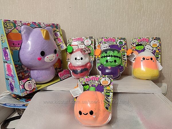 Нова м´яка іграшка антистрес Fluffie Stuffiez Оригінал Єдиноріг Санта Гарбу