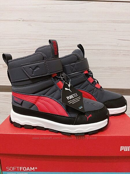 Нові дитячі зимові ботинки сапоги Puma Evolve Оригінал 28 роз 17.8 см