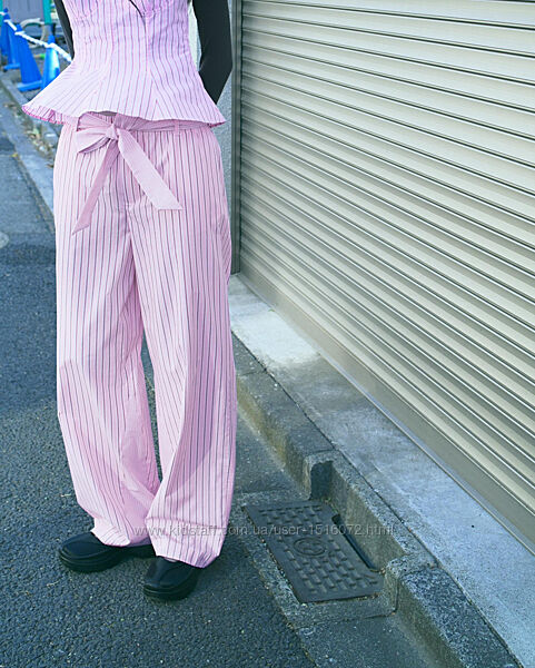 Штани з попліну Zara