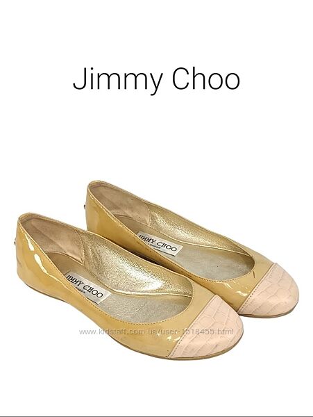 Кожаные балетки Jimmy Choo Оригинал