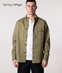 Мужская рубашка Tommy Hilfiger Lightweight Twill Overshirt Оригинал