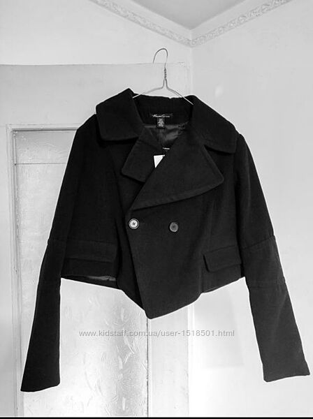 Якісне, стильне вкорочене пальто Kenneth Cole