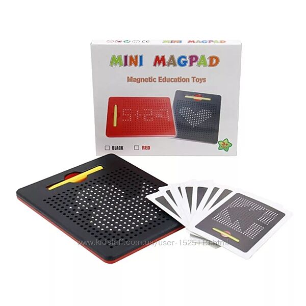 Магнитный планшет для рисования Magpad, мозаика Пуговки