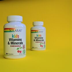 Solaray, жувальні вітаміни,  мультивітаміни, мультивитамины