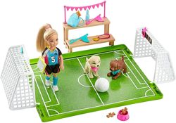 Барби Челси игра в футбол Barbie Dreamhouse Adventures Chelsea Soccer 