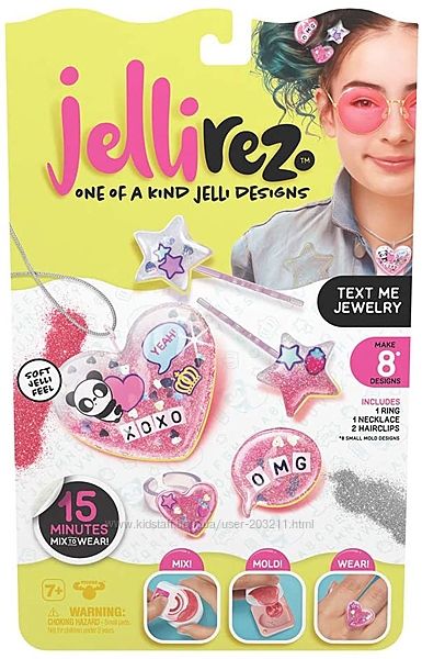Набор для изготовления украшений Jelli Rez Text Me Jewelry Pack