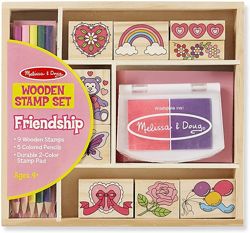  Набор штампов Дружба Melissa & Doug Wooden Friendship Stamp Set .