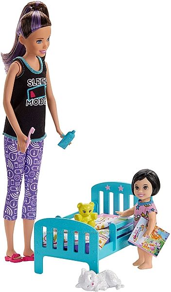 Скиппер няня Спокойной ночи Barbie Skipper Babysitters Inc. Bedtime Playset