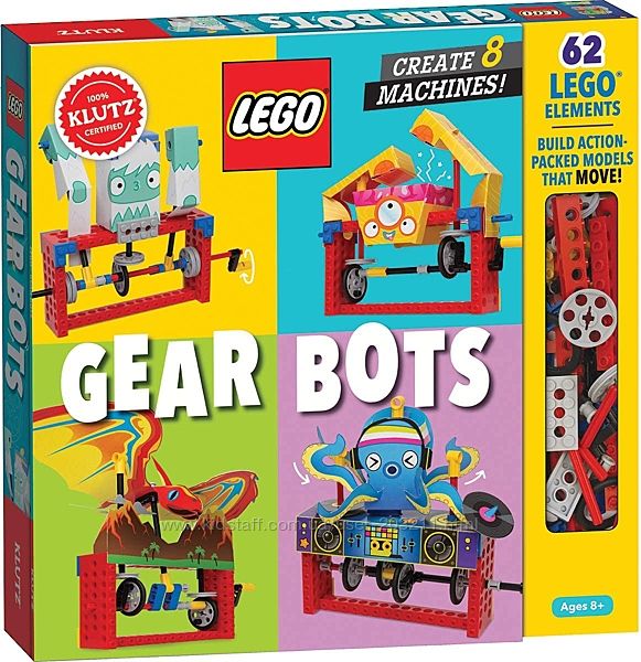 Набор Создай механизмы Klutz Lego Gear Bots