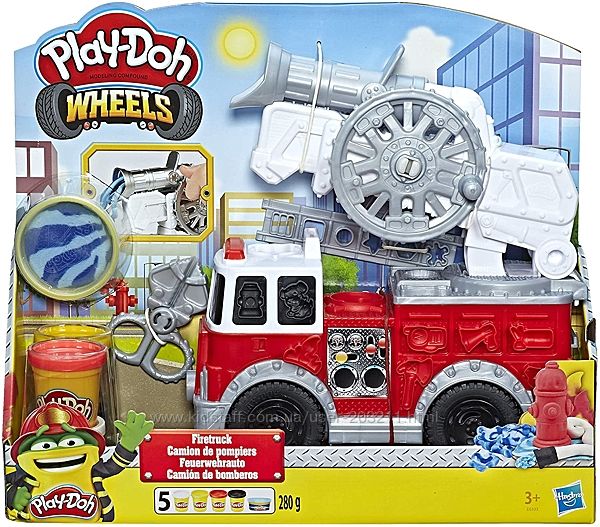 Плей до Пожарная Машина большая Play-Doh Wheels Firetruck 