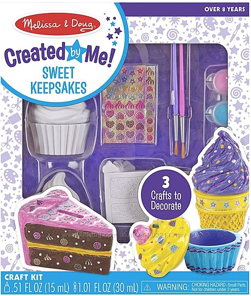 Творческий набор шкатулки-сладости Melissa & Doug Decorate-Your-Own Sweets
