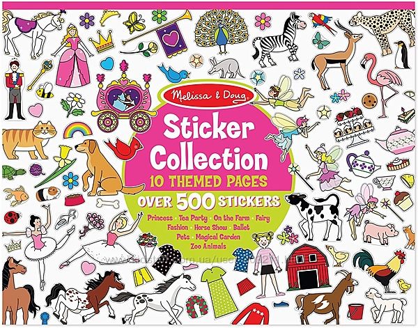 Наклейки Melissa & Doug Sticker Collection - Pink 