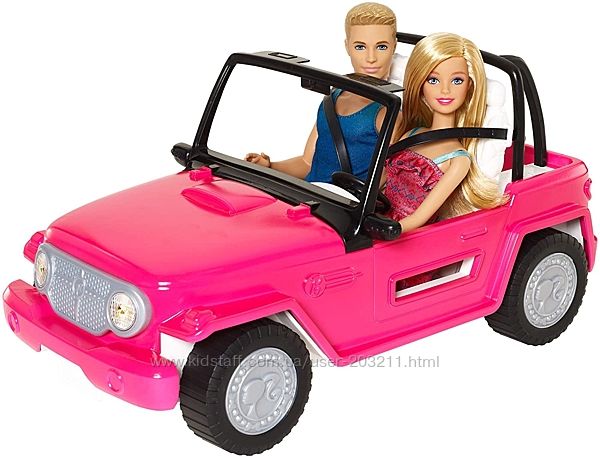 Набор Барби и Кен Пляжный круиз Barbie Beach Cruiser and Ken Doll