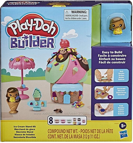Лавка Play-Doh Builder Ice Cream Stand Стенд с мороженным