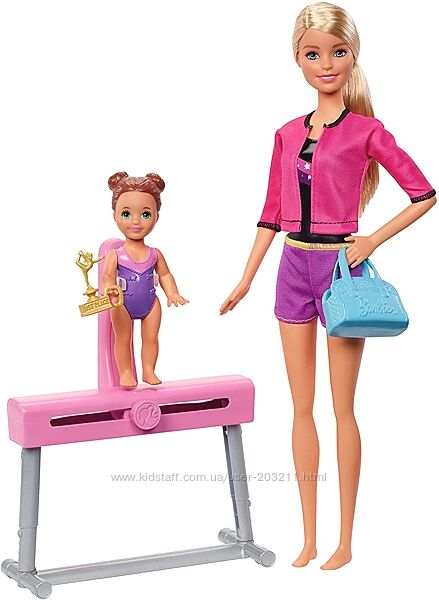 Барби Тренер по спортивной гимнастике Barbie Gymnastics Coach Doll 
