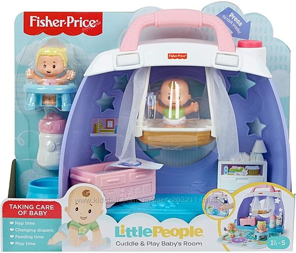 Игровой набор Fisher-Price Little people Детская комната