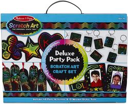 Набор царапок Melissa & Doug Scratch Art Deluxe Party Pack Craft Set