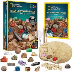 Геологические раскопки Камни и окаменелости NATIONAL GEOGRAPHIC Mega Fossil