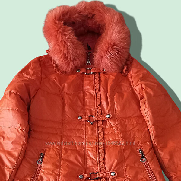 Натуральный пуховик, куртка, пальто 44 - 46 р.