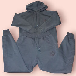 New color  женский теплый спортивный костюм на флисе с капюшоном