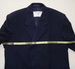 Чоловіче вінтажне пальто CROMBIE, синього кольору, довге розмір 56-58 