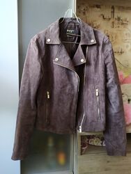 Куртка/косуха Stradivarius из натуральной кожи